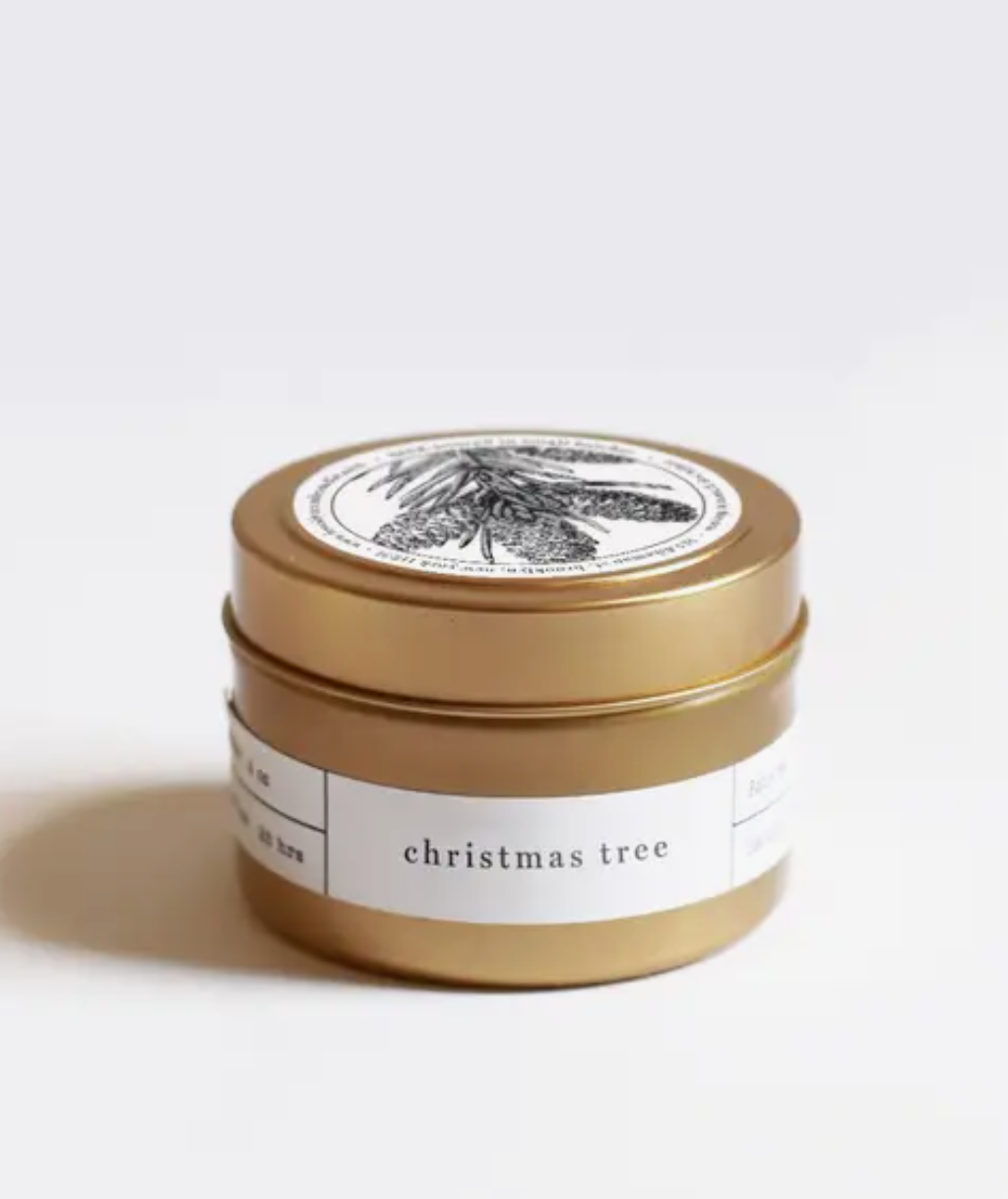 Christmas Tree Travel Candle