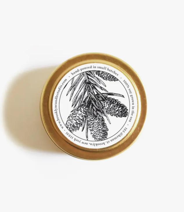 Christmas Tree Travel Candle