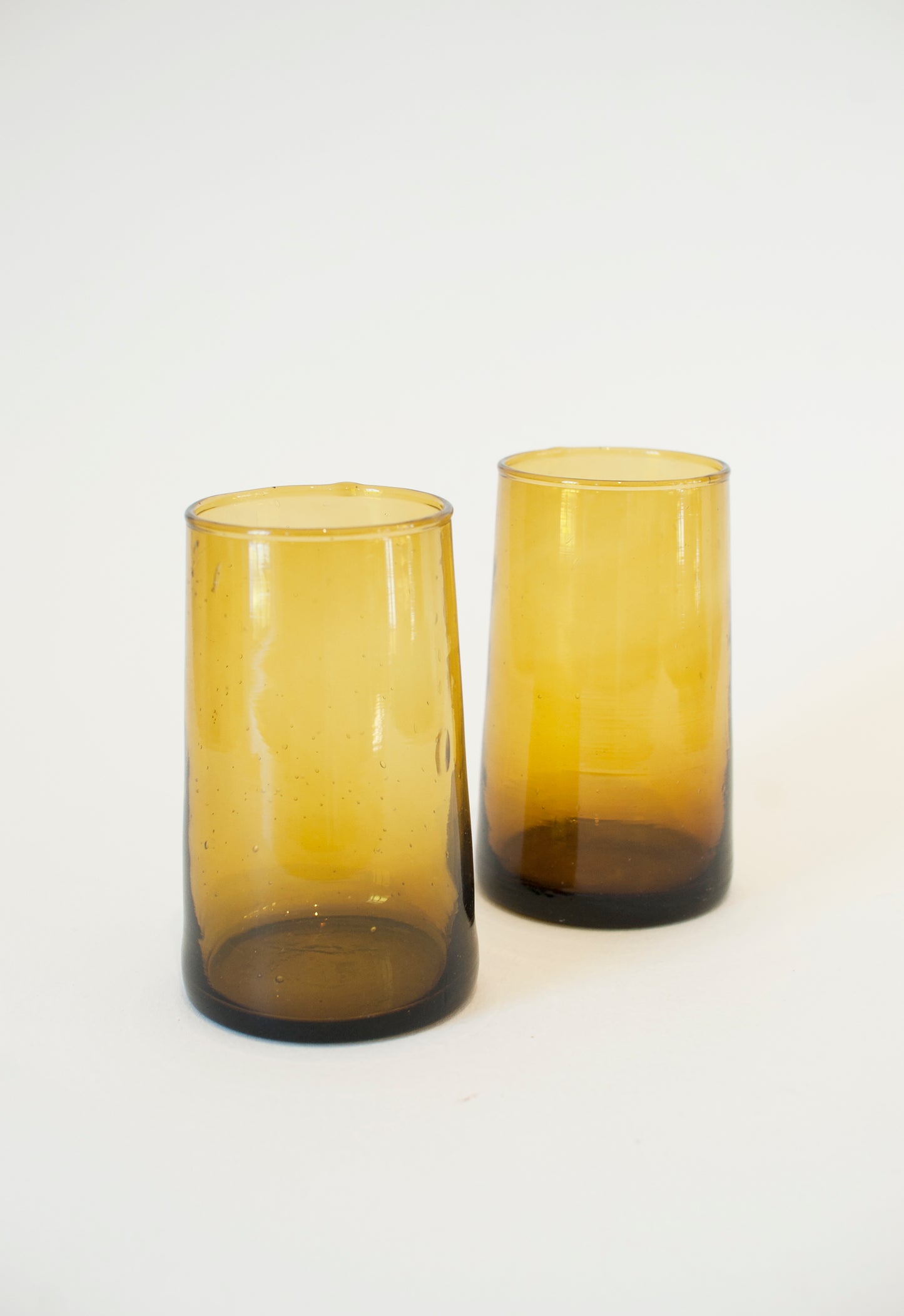 Hand-Blown Recycled Glass Tumbers
